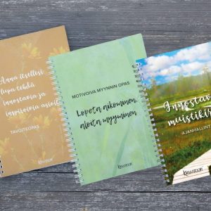 HUIPPUPAKETTI! Myynnin opas, tavoiteopas ja UUSI muistikirja