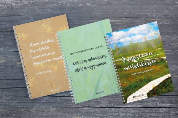 HUIPPUPAKETTI! Myynnin opas, tavoiteopas ja UUSI muistikirja