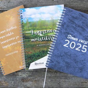 Tee tavoitteista & unelmista totta! Tavoiteopas, itsensä kehittämisen kalenteri 2025 ja innostava muistikirja