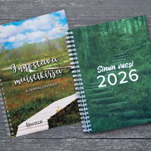 UUTUUS! Sinun vuosi kalenteri 2026 ja innostava muistikirja