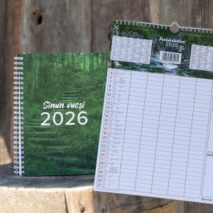 UUTTA! Sinun vuosi kalenteri 2026 ja Perhekalenteri 2026 yhteispaketissa