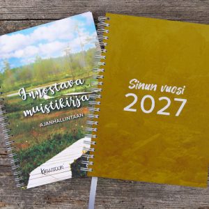 NYT! Sinun vuosi kalenteri 2027 ja innostava muistikirja